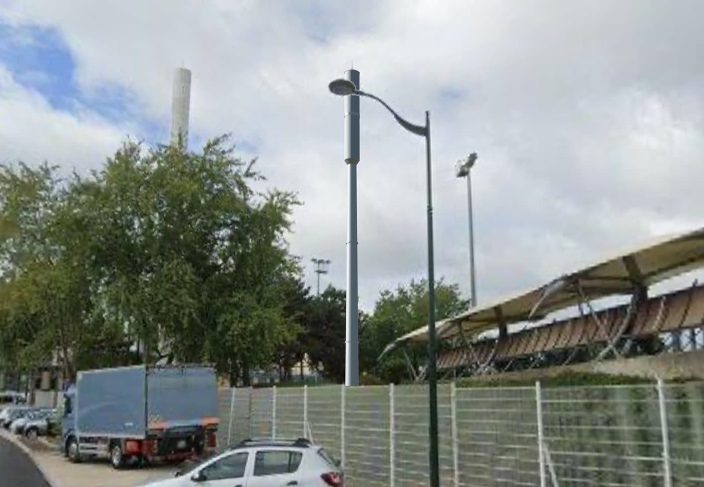 Photomontage en street view